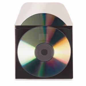 Selvklæbende CD lommer med beskyttende indlæg - 10 stk.